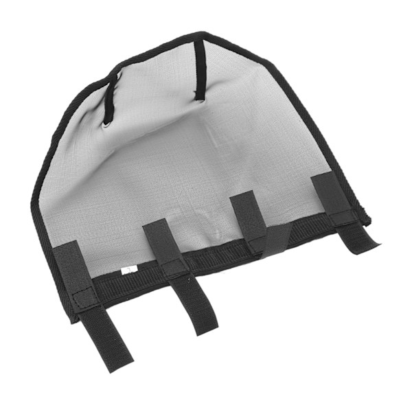 Skyddande flugmask för häst, fint nätmaterial andas nätskydd förhindrar dammstörning för en stressfri ridtur, bekväm och användarvänlig (L)