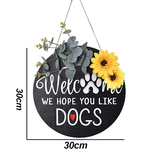 Welcome Wreaths for Front Door | Farmhouse Welcome Sign for
