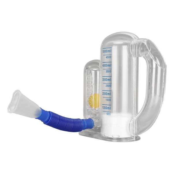 Andningstränare, Lungträningsförbättring & Exakt Luftflödeskontroll, Medicinsk PC-material för Hållbarhet, Lättanvänd Spirometer med