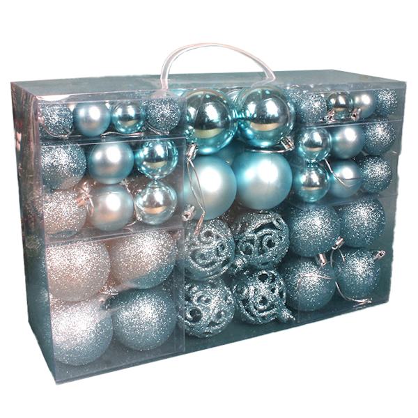 Christmas Ball Ornaments Set Xmas Tree Seasonal Decorations for