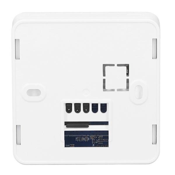 Digital Temperaturregulator LCD-Display Programmerbar Termostat för Panna Vit 30‑230VDC