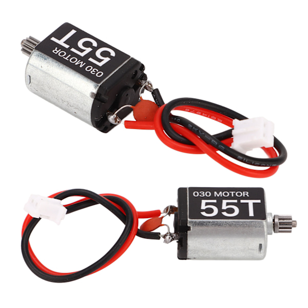Tätade Lager RC Motor, Utmärkt Ersättning för 030 55T Borstad Motor med Högt Vridmoment för Axial Scx24 1/24 Skala RC Bil (1)