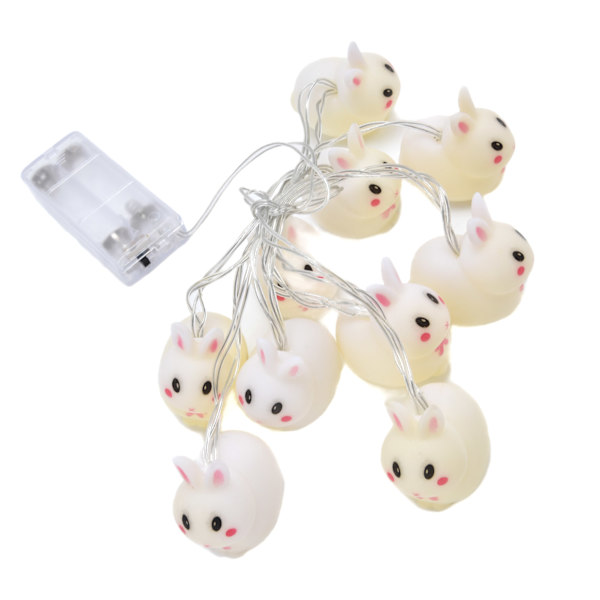 LED-kanin ljusslinga påsk halloween ljusslinga för