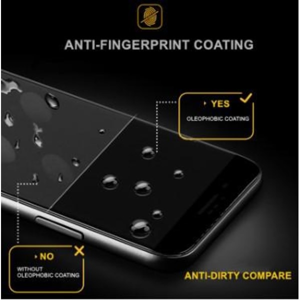 10D Full Cover Härdat Glas för Iphone Xs max