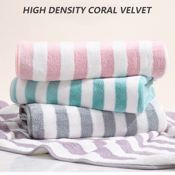 Turkiskt Cabana Tjockt Randigt Pool Strand Handdukar 4-Pack, Mycket