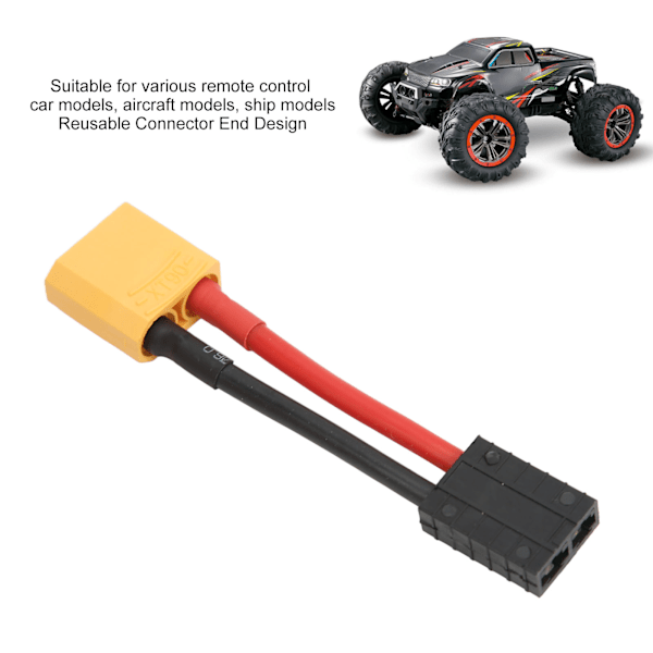 LiPo Batterikontakt för RC UAV, Hane Xt90 Adapterkablar med Lågt Motstånd Silikonkabel, Ger Maximal Effektivitet och Hållbarhet för Din