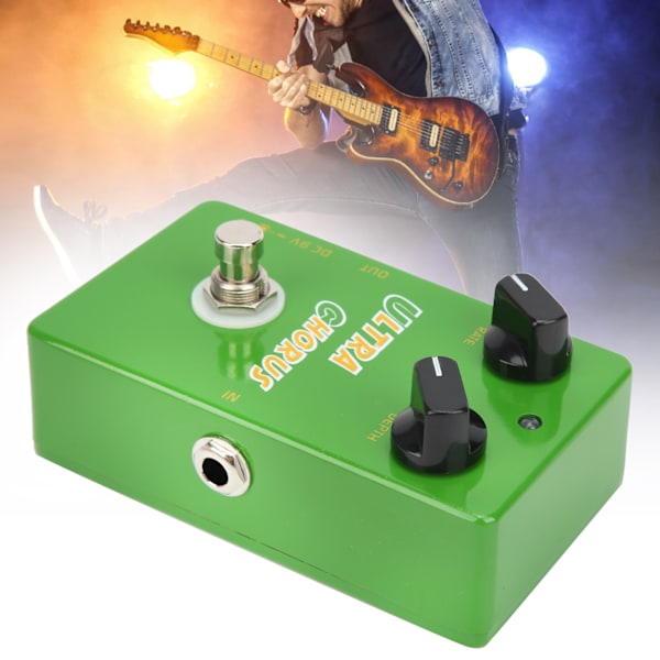 Chorus Effektpedal Elgitarr Ren Analog True Bypass Musikinstrument Tillbehör