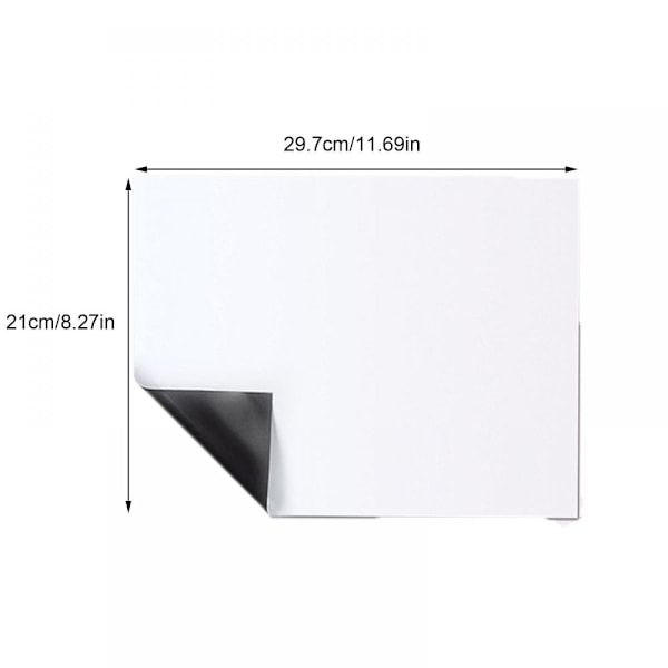 Raderbar Magnetisk Whiteboard | Portabel A3 för Undervisning och Informationsleverans Whiteboard, missa inte den!