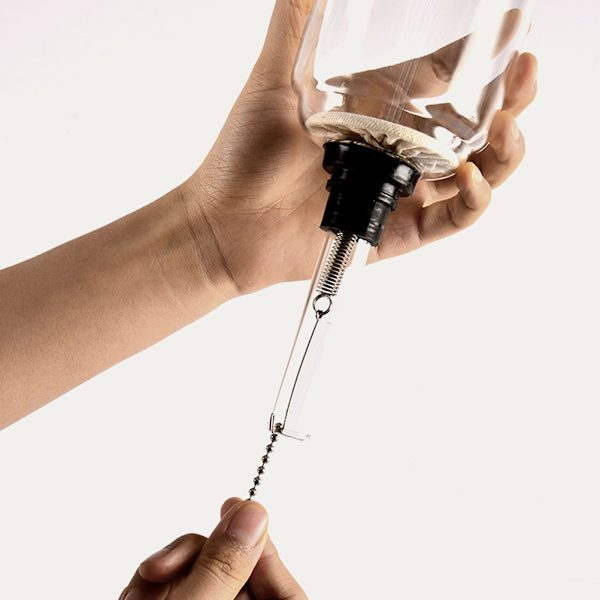 Handhållen Siphon Kaffebryggare Värmebeständig Glas Kaffefilter