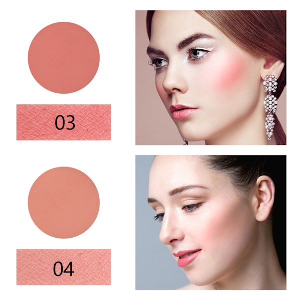 Radiant Rougepalett för naturlig lyster, fräscha färgreflektioner och lättapplicerat puder för daglig användning, bästa valet för din sminkväska