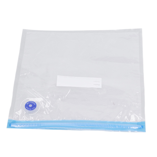 6 st Vakuumförvarings Påsar Platsbesparande Bra Tätning Transparent Återanvändbara Vakuumförseglade Påsar för Mat Kläder 22x21cm/8.7x8.3in