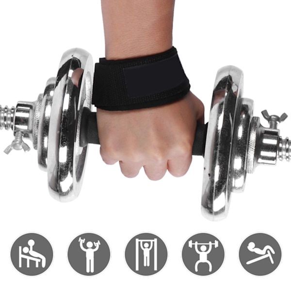 Träningshandledsband, slitstark lyftrem, andningsbart bekvämt fitnessgreppband, elastisk dämpning, lätta kompakta gymtillbehör