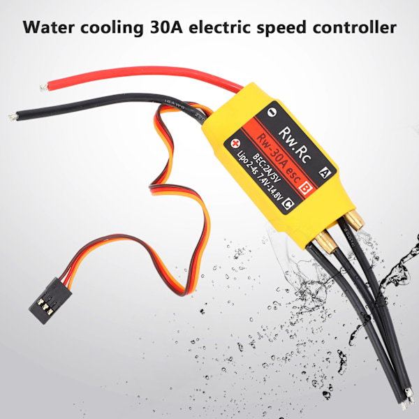 Superlätt Liten Storlek Switch Mode Bec För RC Båtmodell, Enkel Och Bekväm Installation Och Demontering Med Maximal Hållbarhet Och Lång Livslängd