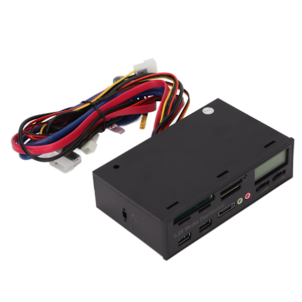USB 3.0 Frontpanel Hub 5Gbp Snabb Överföring Praktisk Front Högtalare 5.25in Panel Optisk Enhet Chassipanel