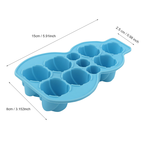 DIY Silikon Isbricka Frys Puddingform Chokladform