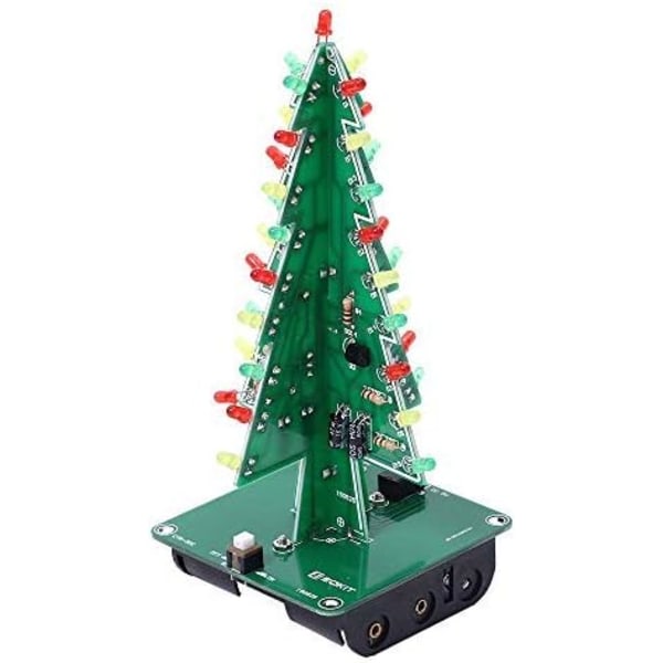 LED Arbre de Noël Kit, 3D Coloré Arbre de Noël LED Circuit