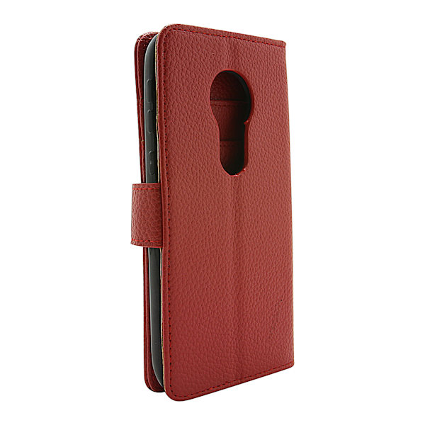 New Standcase Wallet Motorola Moto G7 Play Röd