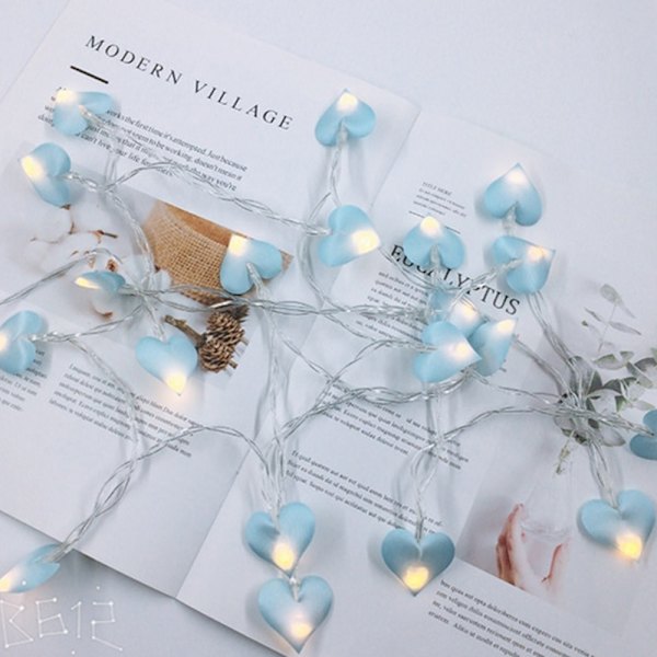 Valentines Day Decor Love Heart Shaped String Lights Battery