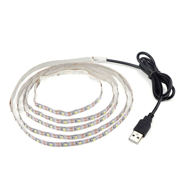 5V USB-kabel Strömförsörjd LED-remsor Ljusband Lampa för TV-bakgrund