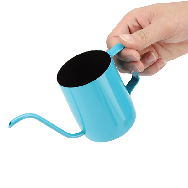 350 ml rostfritt stål gåshals smal pip kaffedroppkanna