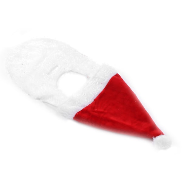 Tomte Skägg Kostym Cosplay Simulation Vit Falsk Mustasch för Jul