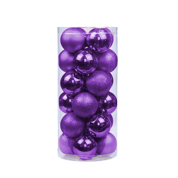 24 Pieces 6cm Shatterproof Christmas Ball Ornaments for Xtmas