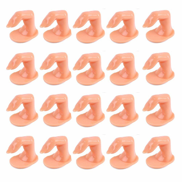 Öva Finger Nail Art Öva Finger Plast Falska Fingrar