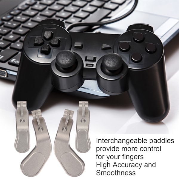 Utbytbara Paddlar Set för Xbox One Elite Controller, Ersättningsknappar för Bakre Trigger Förbättrar Spelupplevelsen, Kompatibel med Series 2