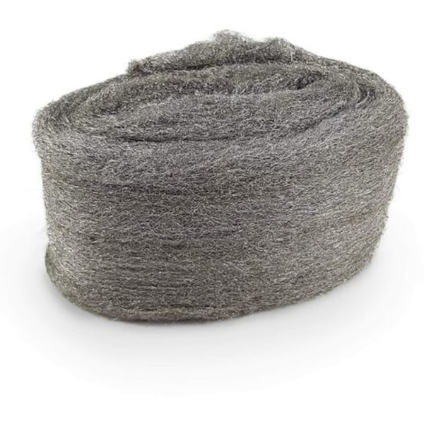 lune-Rostfritt stålull 0000 Grade Wire Mesh Mjuk, Flexibel, Återanvändbar för rengöring, polering, glas, fönster, kakel, trä, metall, koppar,
