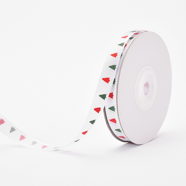 Julgrosgrainbanduppsättning för presentförpackning