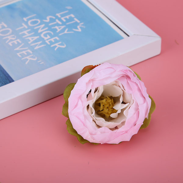 10 st konstgjorda pionblommor för DIY bröllop brud
