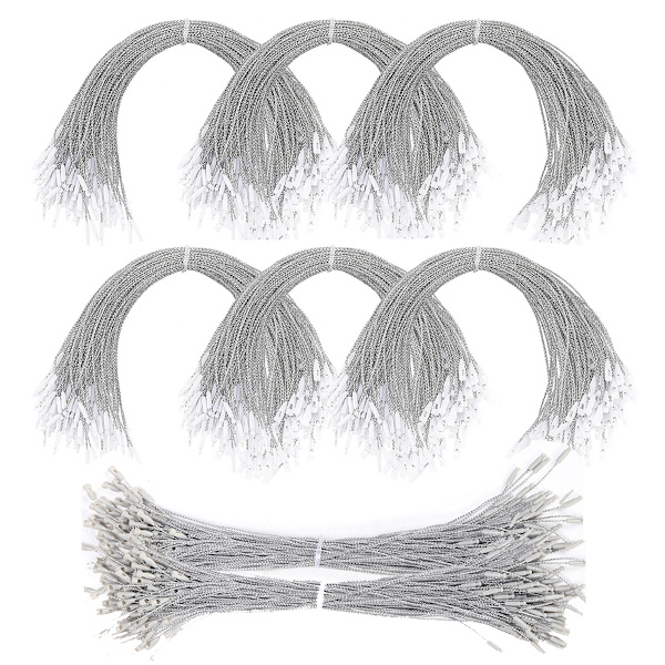 800 Pieces Ornament Hangers Snap Locking Ropes Hang Tag
