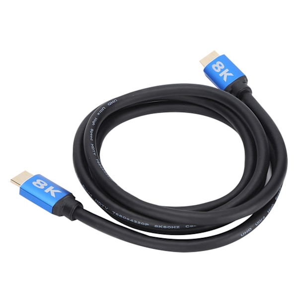 8K Kabel 1,8 Meter Högupplöst Multimediagränssnitt HD 48Gbps Konverteringskabel för Dator TV