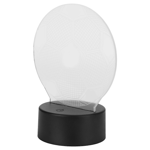 Innovativ 3-dimensionell LED-fotbollslampa med 7 nattljus
