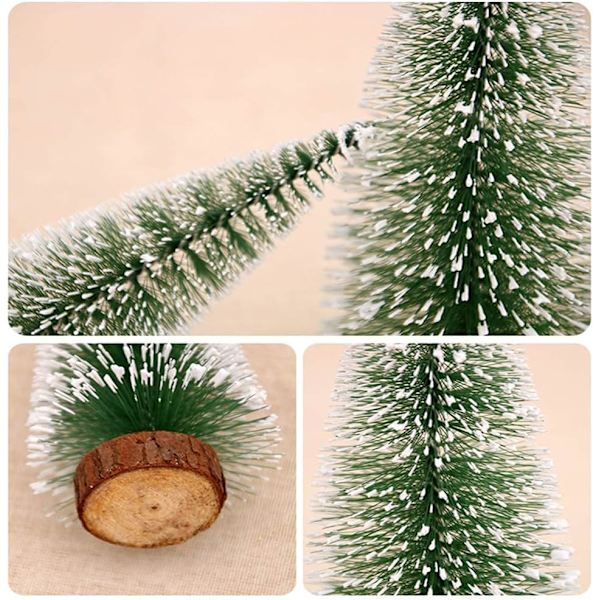 5 st Mini Cedar Julgran, Flaskborste Gran Liten