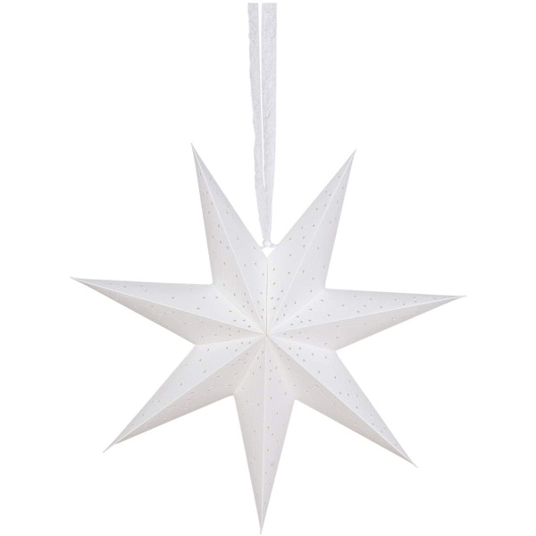 Papierstern "Sensy Star 55" inklusive Kabel, Vierfarb-Karton,
