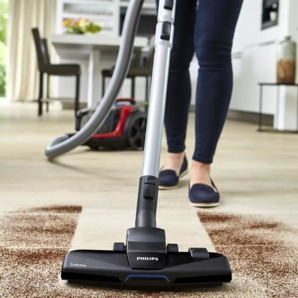 PHILIPS FC9729 / 09 PowerPro Expert väskfria dammsugare med kapsel - 650W - 76 dB - A - Röd