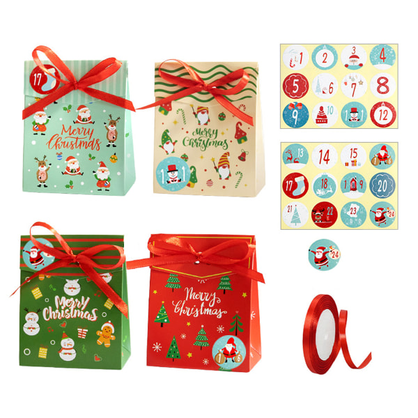 24 Pack Christmas Candy Boxes for
