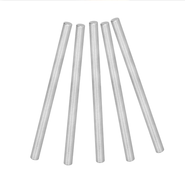 5 st. Rostfritt Stål Rund Stång Rak Axel Bar 6mm Tillbehörssats Kit för Robot Leksak DIY4100-0006-0100