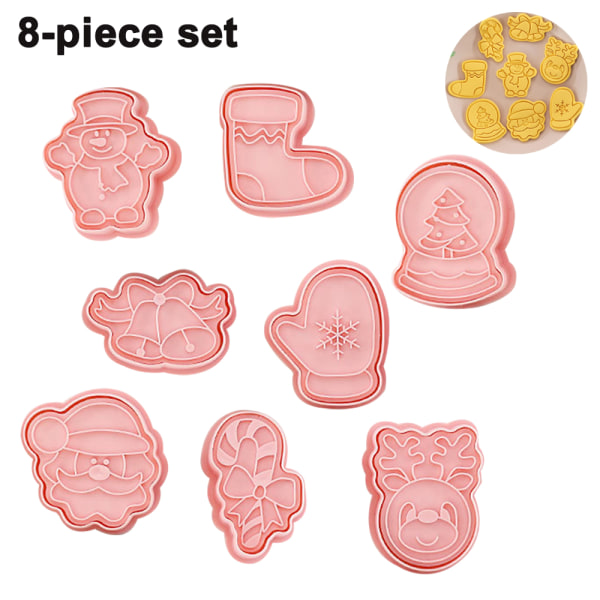 Julklapp Tredimensionell Fondant Biscuit DIY Bakning