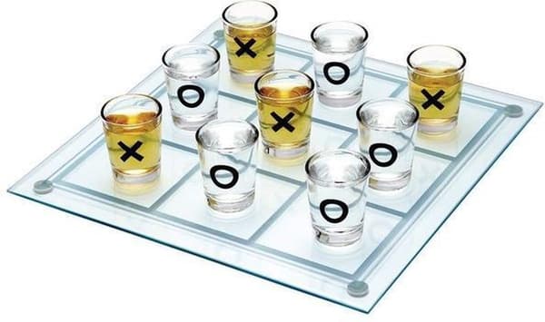 Luffarschack-dryckesspel - Med shotglas för fester och högtider