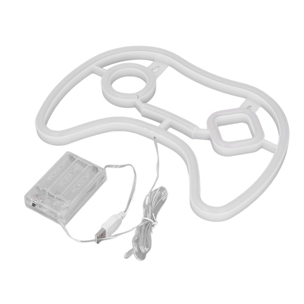 LED-neonskylt spelkontrollformad 11inx7.5in LED säker PVC