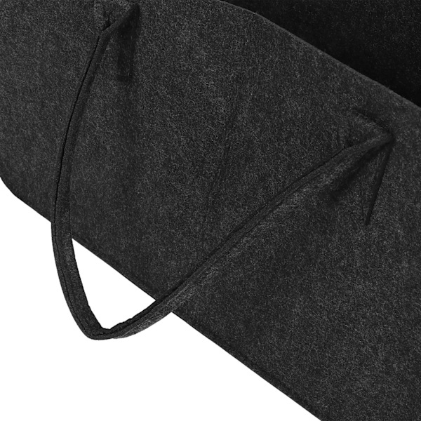 Vedbärare, Repskyddande Material Vedkasse För Inom- och Utomhusbruk, Vedförvaringsväska i Filt, Långvarig, Hopfällbar Design För
