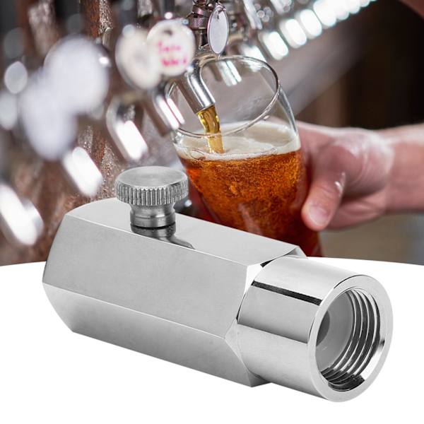 Adapter för påfyllning av CO2-flaska med gänga W21.8 till TR21.4