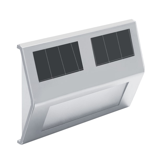 Utomhus solpanel driven vit LED-ljuskontroll trädgård