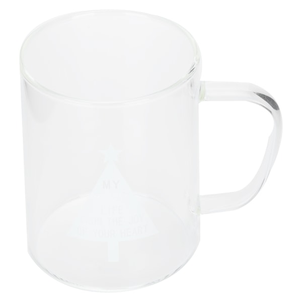 350ml Transparent Mjölkkopp Kaffe Mugg Te Glas Dryckesgods med