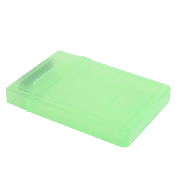 2,5-tums Hårddisklagringslåda ABS-material HDd SSD Dammtät och Antistatisk Skyddsfodral (Grön)