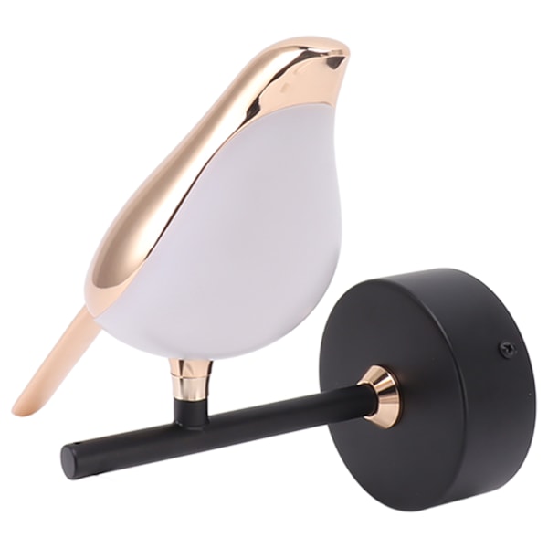 Fågel Vägglampa Fågel Figur LED Ljus Modern Stil Heminredning för Sovrum Kontor