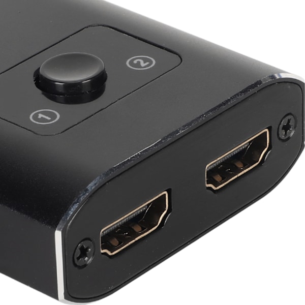 Dubbelriktad HDMI Switch Splitter 2 In 1 Ut 4K@60Hz, Universell Kompatibilitet För Ps5/4, Xbox, Roku, Firestick, Switch (1 st)