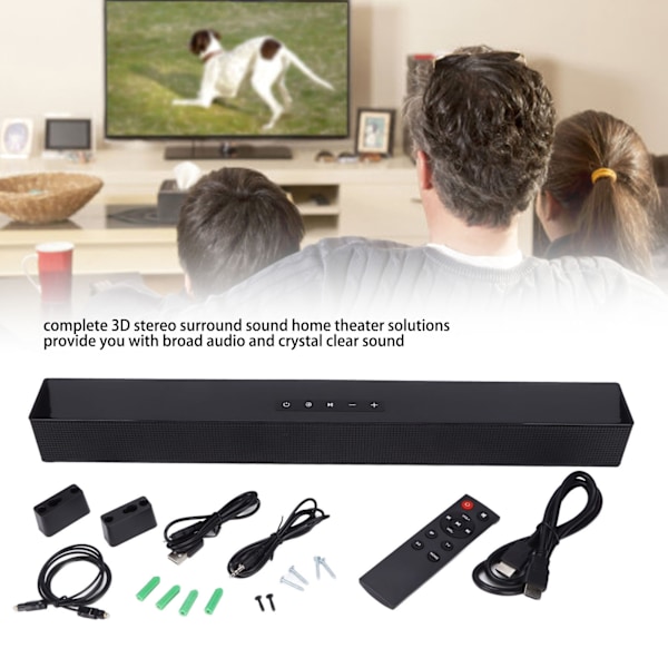 BS‑18B BT Soundbar Väggmonterad Subwoofer Portabel Trådlös Högtalare för Hemmabar